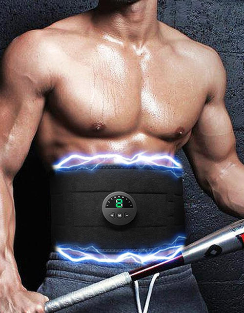 Load image into Gallery viewer, Smart EMS Fitness Vibration Belt Abdominal Trainer Muscle Slimming
